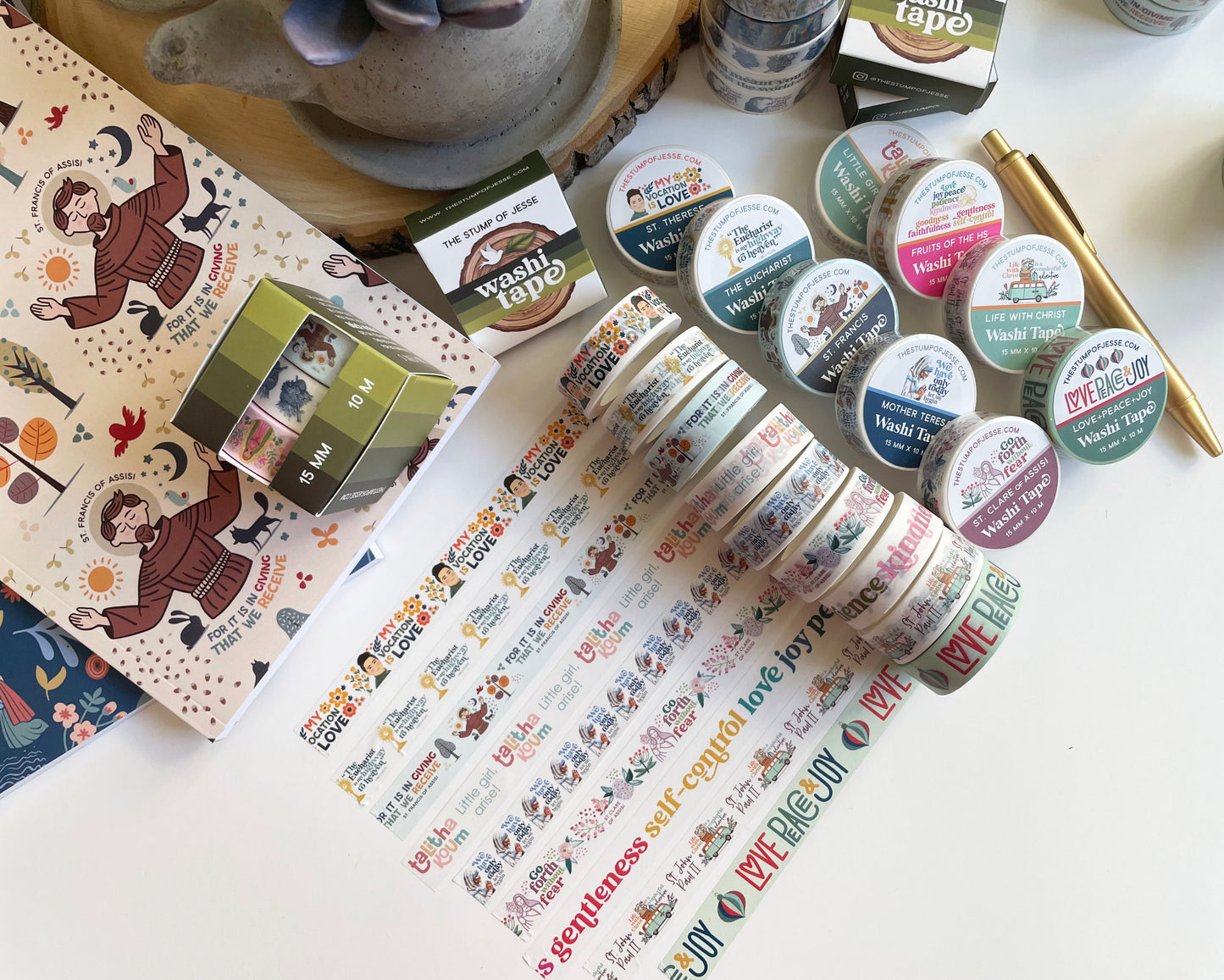 Talitha Koum Washi Tape | Catholic Washi Tape | 15mm x 10m