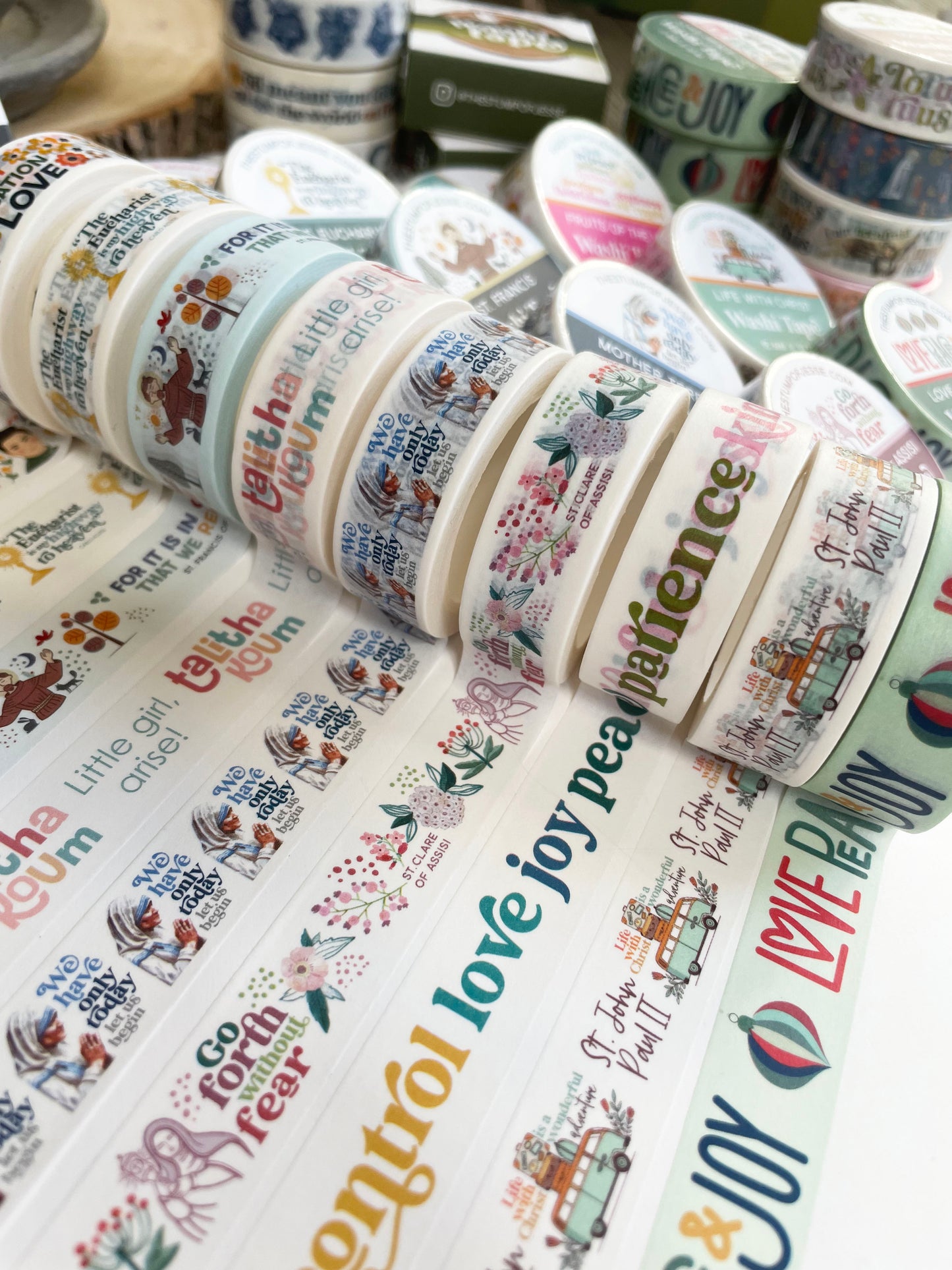 St. Clare of Assisi Washi Tape | 15mm x 10m