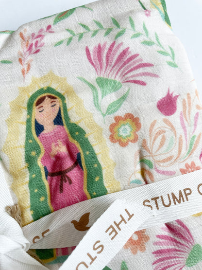 Our Lady of Guadalupe Muslin Deluxe Quilt