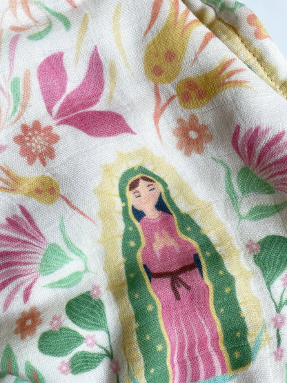 Our Lady of Guadalupe Muslin Deluxe Quilt