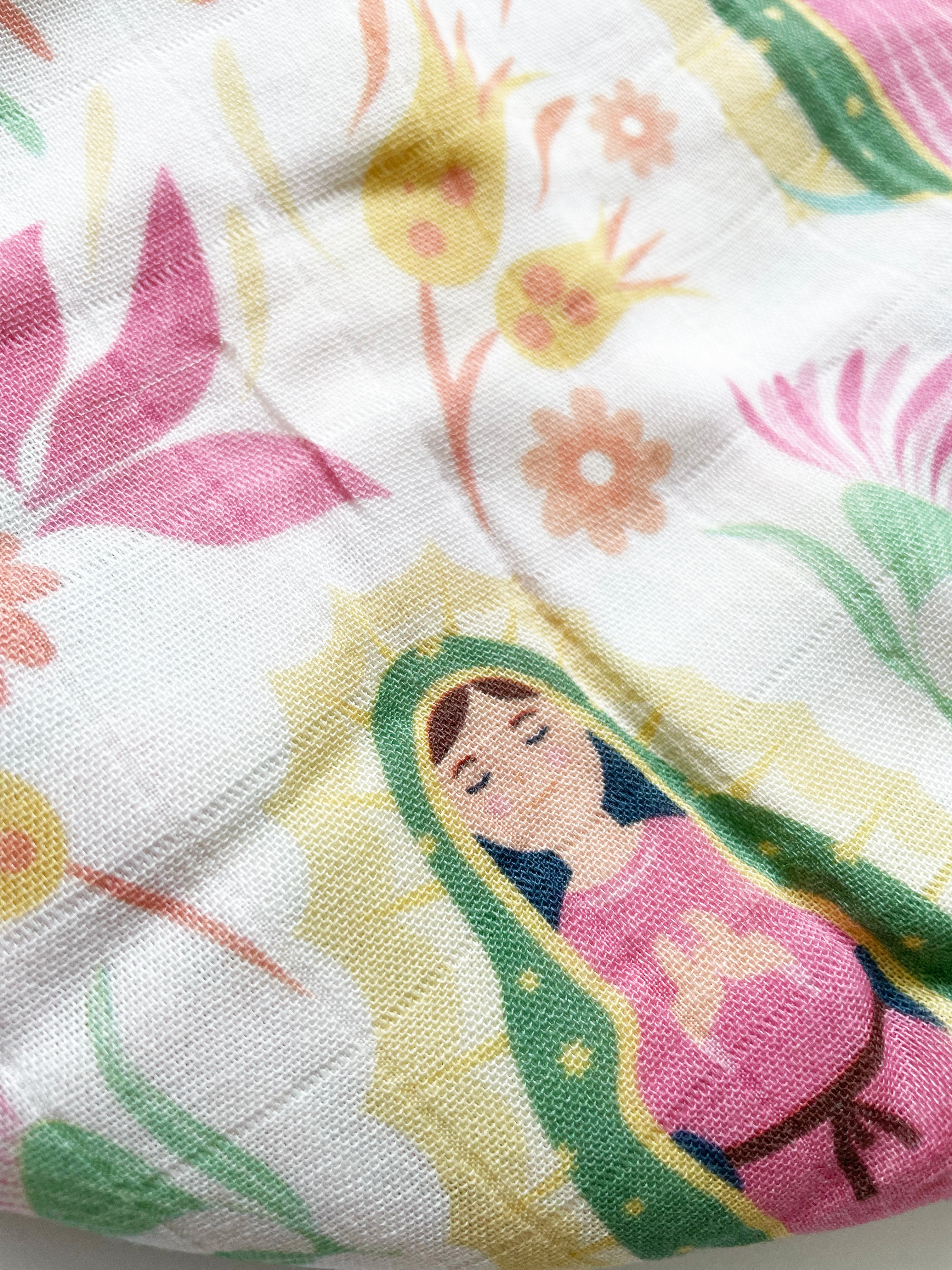 Our Lady of Guadalupe Muslin Deluxe Swaddle The Stump of Jesse