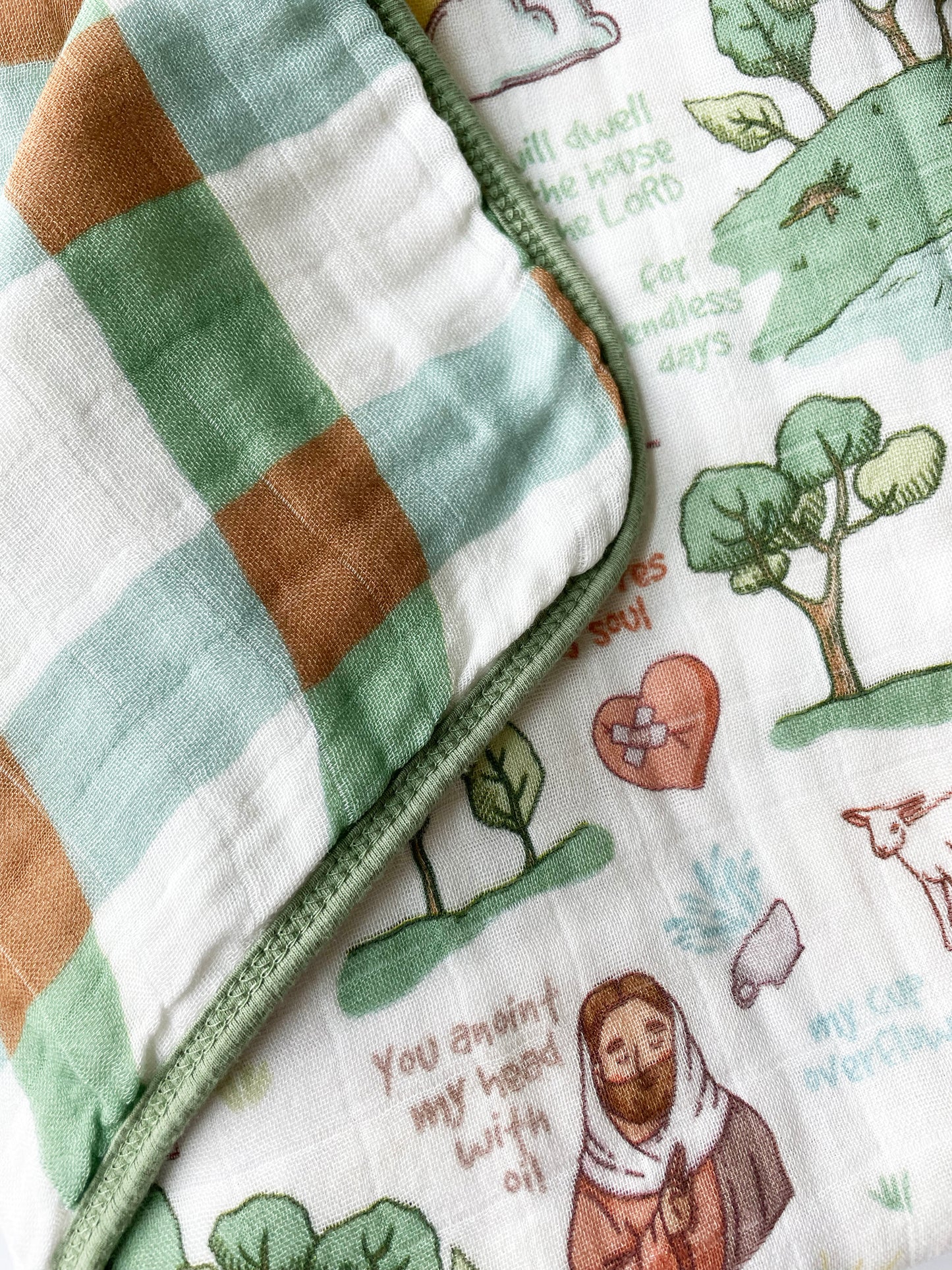 The Good Shepherd Muslin Deluxe Quilt