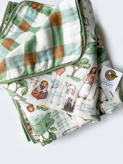 The Good Shepherd Muslin Deluxe Quilt