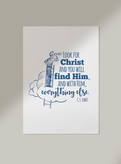 Look for Christ Digital Print