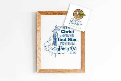 Look for Christ Digital Print