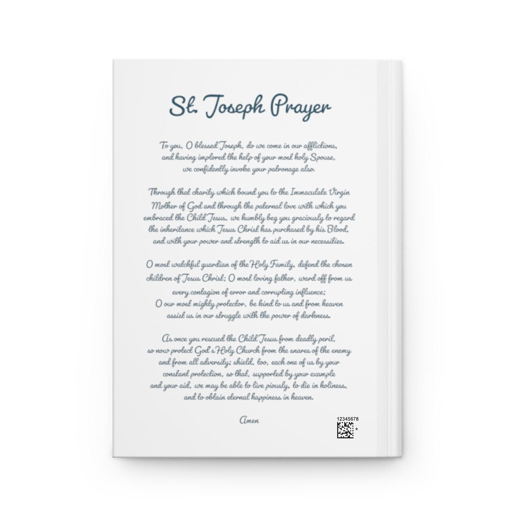 St. Joseph prayer journal | notebook | Catholic gift | Confirmation gift | Father's Day | Catholic journal | ruled notebook