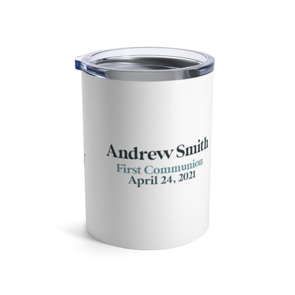 First Communion | Tumbler | Catholic gift | Carlo Acutis | Saint Quote | The Eucharist 10oz