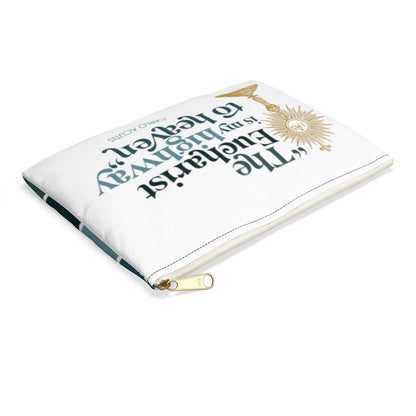 Bl. Carlo Acutis The Eucharist is my highway to heaven Accessory Pouch