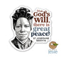 St. Josephine Bakhita Waterproof Sticker