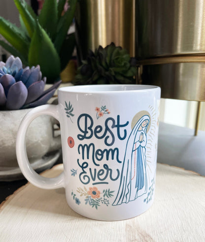 Our Lady of Lourdes Mug | Virgin Mary Mug | Catholic gift | Gift for mom | Virgen de Lourdes | Our Lady coffee mug | Best Mom Ever