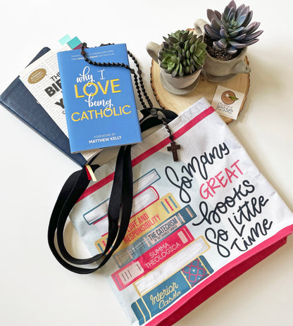 So Many Great Books Tote | St. Josemaria Escriva