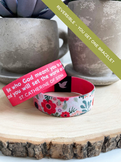 St. Catherine of Siena | Reversible Elastic Bracelet