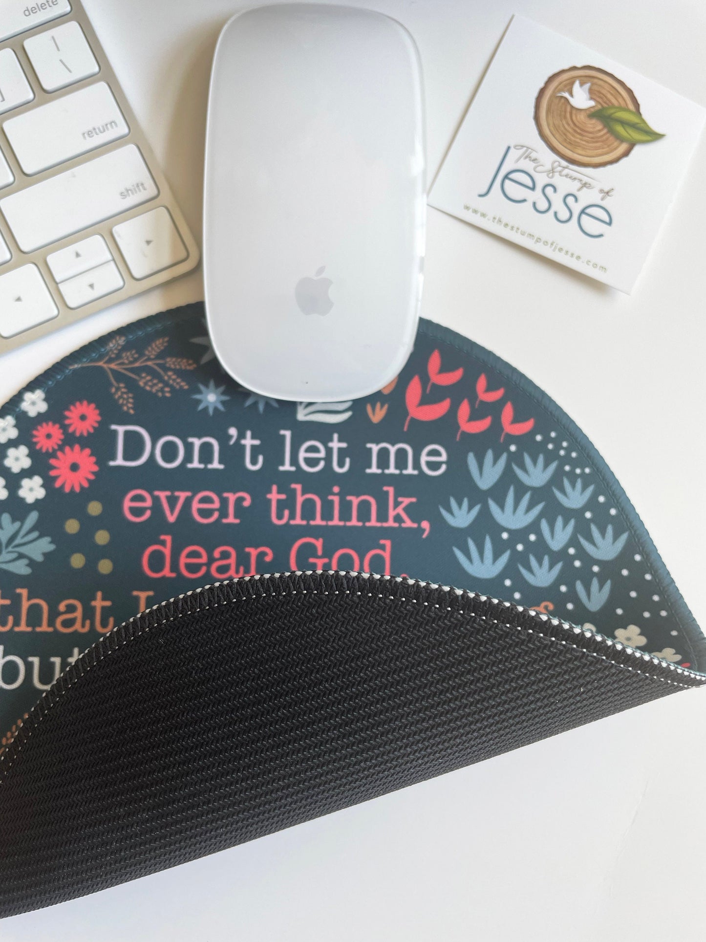 Flannery O'Connor Instrument of God Mouse Pad