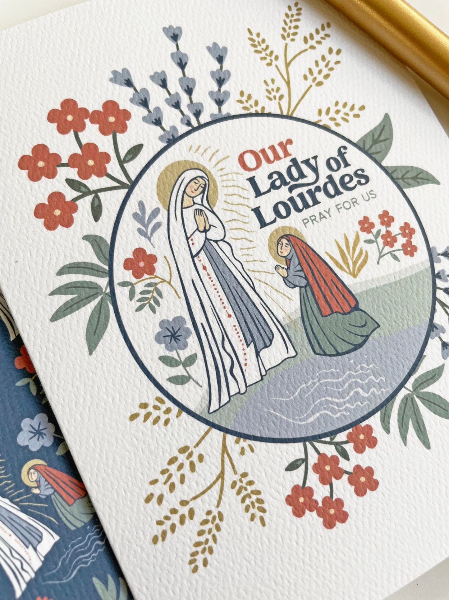 Our Lady of Lourdes Greeting Card