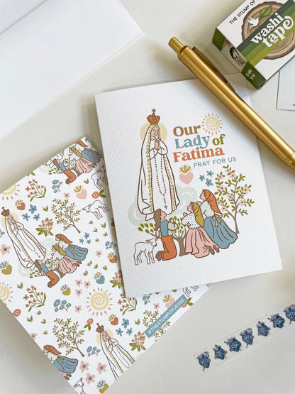 Our Lady of Fatima Greeting Card