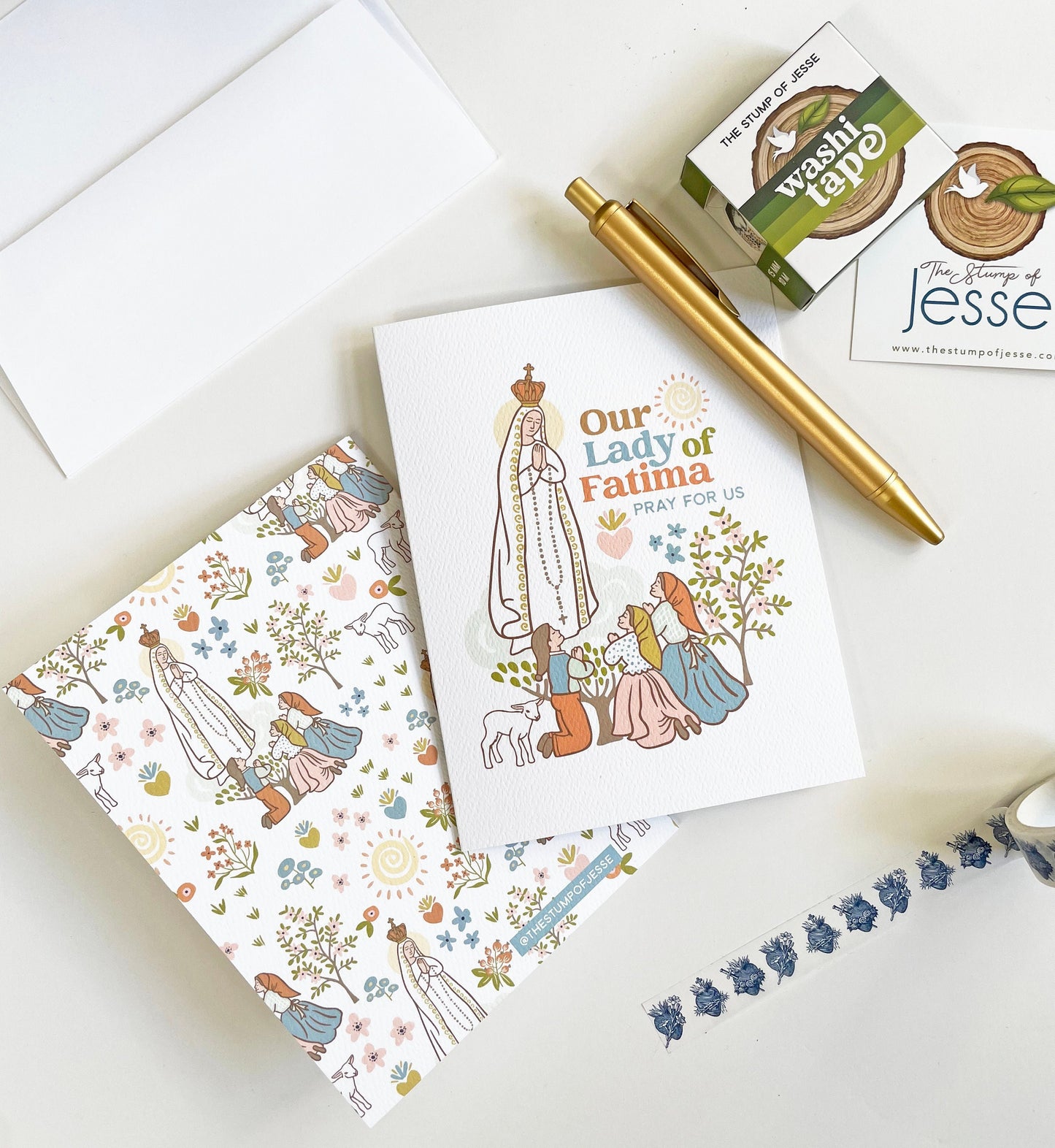 Our Lady of Fatima Greeting Card