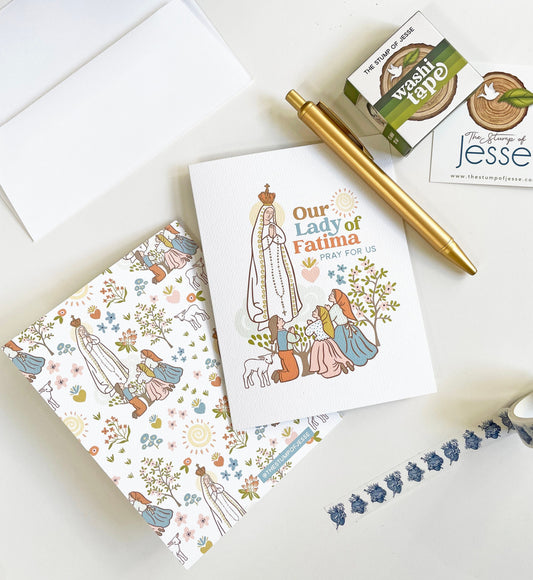 Our Lady of Fatima Greeting Card